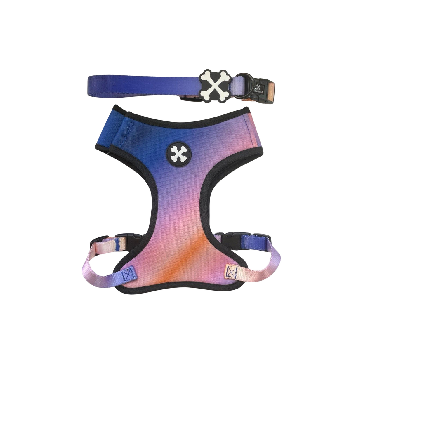 Violet Horizon Couple Bundle Dog Collar & Harness